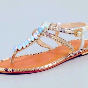 JUICY COUTURE Alaina Holographic Sandals